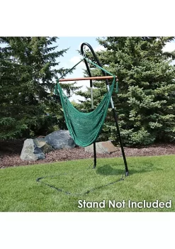 Promo 🔥 Sunnydaze Hanging Caribbean XL Hammock Chair - Green by Sunnydaze Decor ❤️