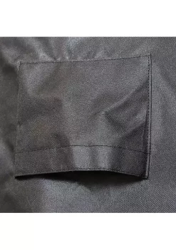 Budget 🛒 8 ft Heavy-Duty Polyester Firewood Log Rack Cover - Gray/Black by Sunnydaze Decor ⌛ -Sunnydaze Decor Shop Belk 8714