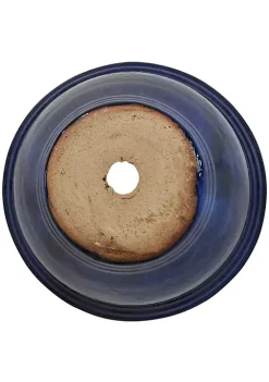 Best Sale ⌛ 9 in Studio Glazed Ceramic Planter - Imperial Blue - Set of 2 by Sunnydaze Decor ⭐ -Sunnydaze Decor Shop Belk 8726