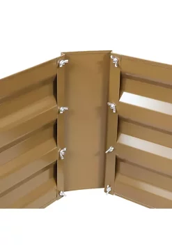 Cheapest ⭐ Galvanized Steel Rectangle Raised Garden Bed - 48 in - Brown by Sunnydaze Decor 🔥 -Sunnydaze Decor Shop Belk 8761