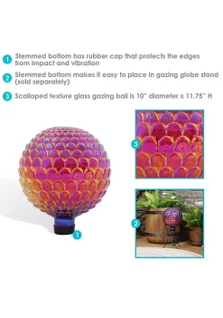 Top 10 ๐งจ Red Scalloped Outdoor Gazing Globe - 10 in by Sunnydaze Decor โญ 11 Top 10 ๐งจ Red Scalloped Outdoor Gazing Globe - 10 in by Sunnydaze Decor โญ -Sunnydaze Decor Shop Belk 8774