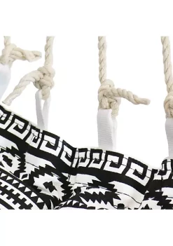 Cheapest 🔥 Polycotton Padded Hammock Chair with Spreader Bar - Ancient Print by Sunnydaze Decor ✨ -Sunnydaze Decor Shop Belk 8785