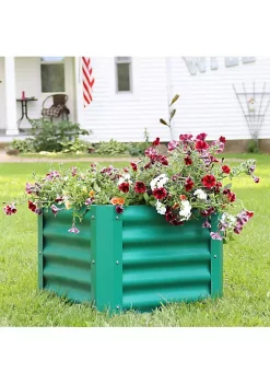 Best deal ๐งจ Sunnydaze Raised Garden Bed - 22-Inch Square Steel - 16-Inch Deep - Green by Sunnydaze Decor โค๏ธ