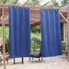 Outlet 👍 Outdoor Blackout Curtain Panel - Blue - 52 in x 96 in - Set of 2 by Sunnydaze Decor 💯