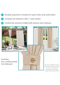 Best reviews of 🤩 Room Darkening Curtain Panel - Beige - 52 in x 96 in - Set of 2 by Sunnydaze Decor 🔔 -Sunnydaze Decor Shop Belk 8949