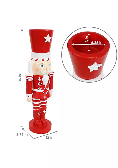 Hot Sale ❤️ Alfonso the Noble Indoor/Outdoor Nutcracker Statue - 36 in by Sunnydaze Decor 🤩 6 Hot Sale ❤️ Alfonso the Noble Indoor/Outdoor Nutcracker Statue - 36 in by Sunnydaze Decor 🤩 - Image 5