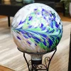 Promo 🛒 Floral Spring Splash Glass Gazing Globe - 10 in by Sunnydaze Decor 🎉