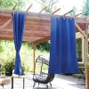 Buy ⭐ Outdoor Blackout Curtain Panel - Blue - 52 in x 84 in - Set of 2 by Sunnydaze Decor 🎁 -Sunnydaze Decor Shop Belk 9022