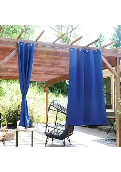 Buy ⭐ Outdoor Blackout Curtain Panel - Blue - 52 in x 84 in - Set of 2 by Sunnydaze Decor 🎁 -Sunnydaze Decor Shop Belk 9027