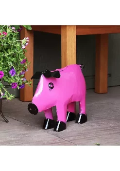 Best reviews of 🎁 Pink Princess Pig Indoor/Outdoor Metal Statue - 12 in - Set of 2 by Sunnydaze Decor 🎁 -Sunnydaze Decor Shop Belk 9045