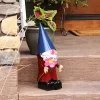 Promo 🎉 Sunnydaze Cheerful Flower Garden Gnome Statue - 16-Inch - Blue Hat/Red 👕 Shirt by Sunnydaze Decor 🔥 -Sunnydaze Decor Shop Belk 9057
