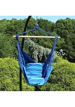 Flash Sale 🤩 Cotton/Polyester Hammock Chair with Double Cushions - Oasis by Sunnydaze Decor 👍 -Sunnydaze Decor Shop Belk 9081