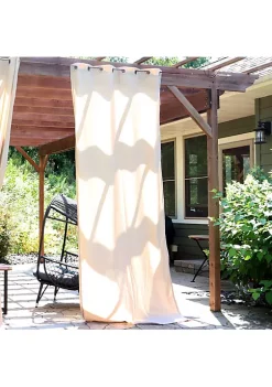 Buy 🤩 Indoor/Outdoor Curtain Panel - Beige - 52 in x 120 in by Sunnydaze Decor 👍