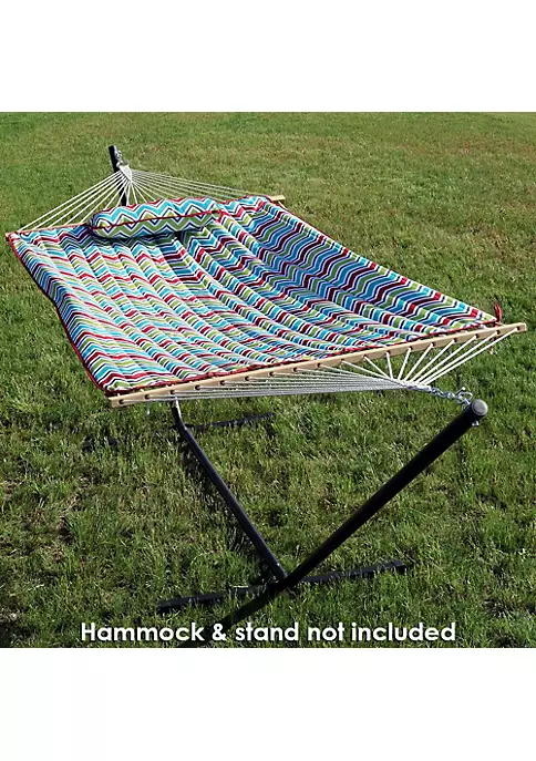 Wholesale ๐คฉ Sunnydaze Quilted Hammock Pad and Pillow Set - Chevron Stripe by Sunnydaze Decor ๐ 6 Wholesale ๐คฉ Sunnydaze Quilted Hammock Pad and Pillow Set - Chevron Stripe by Sunnydaze Decor ๐ - Image 4