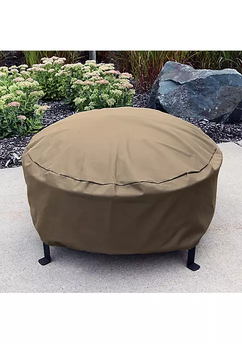 Promo ๐ 60 in Heavy-Duty Polyester Round Outdoor Fire Pit Cover - Khaki by Sunnydaze Decor โญ 3 Promo ๐ 60 in Heavy-Duty Polyester Round Outdoor Fire Pit Cover - Khaki by Sunnydaze Decor โญ