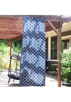 Outlet ✔️ Indoor/Outdoor Curtain Panel - Blue - 52 in x 108 in by Sunnydaze Decor 🔔 -Sunnydaze Decor Shop Belk 9155