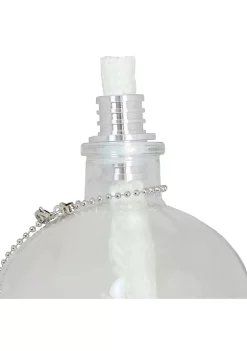 Best reviews of ❤️ Glass/Aluminum Grinning Skull Tabletop Torches - Clear - Set of 2 by Sunnydaze Decor 🧨 -Sunnydaze Decor Shop Belk 9255