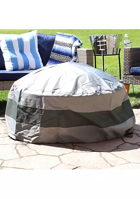 Buy ๐ 40 in 2-Tone Polyester Round Outdoor Fire Pit Cover - Gray/Green by Sunnydaze Decor โจ 3 Buy ๐ 40 in 2-Tone Polyester Round Outdoor Fire Pit Cover - Gray/Green by Sunnydaze Decor โจ