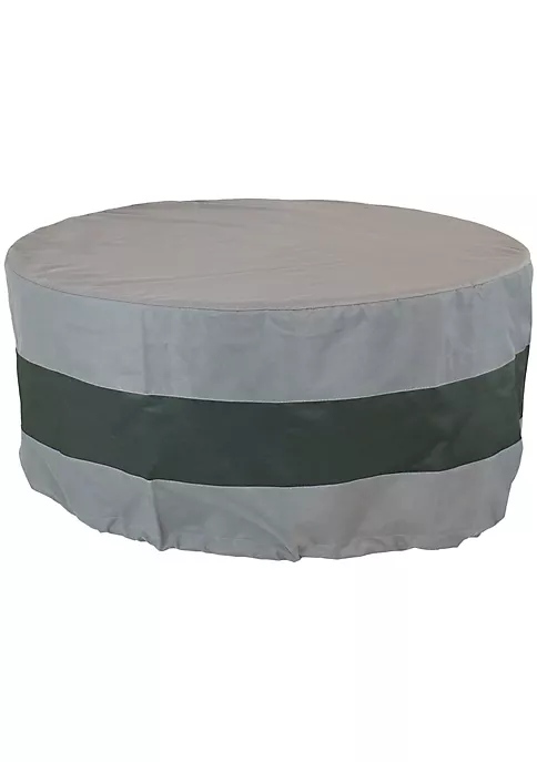 Buy ๐ 40 in 2-Tone Polyester Round Outdoor Fire Pit Cover - Gray/Green by Sunnydaze Decor โจ 4 Buy ๐ 40 in 2-Tone Polyester Round Outdoor Fire Pit Cover - Gray/Green by Sunnydaze Decor โจ - Image 2