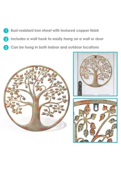 Wholesale ⭐ Indoor/Outdoor Metal Tree of Life Hanging Sign - 19.5 in by Sunnydaze Decor 🤩 -Sunnydaze Decor Shop Belk 930
