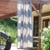 Best Sale 💯 Simple Outdoor Curtain Panel - Gray - 52 in x 84 in by Sunnydaze Decor 🌟 -Sunnydaze Decor Shop Belk 9318