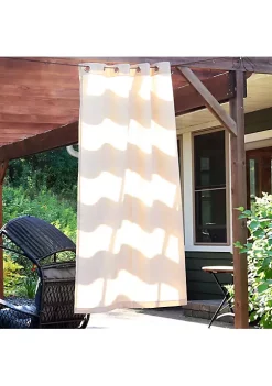 Cheap 🤩 Simple Outdoor Curtain Panel - Beige - 52 in x 84 in by Sunnydaze Decor 🎁