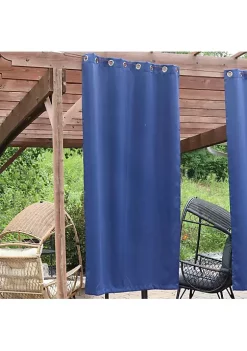 Cheap 🎁 Outdoor Blackout Curtain Panel - Blue - 52 in x 96 in by Sunnydaze Decor 🔔 -Sunnydaze Decor Shop Belk 9369