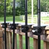 Brand new 🥰 Outdoor Torch Deck Clamp Holder - Black - Set of 4 by Sunnydaze Decor ⌛ -Sunnydaze Decor Shop Belk 9404
