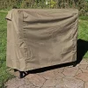 Cheap ⌛ 4 ft Weather-Resistant Polyester Firewood Log Rack Cover - Khaki by Sunnydaze Decor ⌛ -Sunnydaze Decor Shop Belk 9421