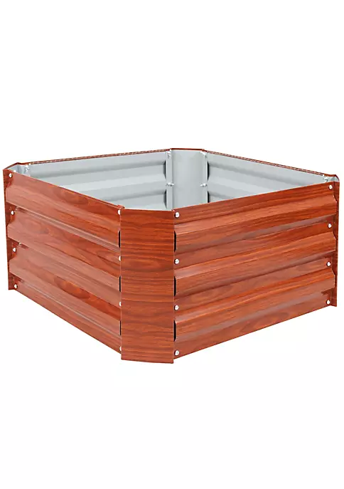 Hot Sale ๐ Galvanized Steel Square Raised Garden Bed - 24 in - Woodgrain by Sunnydaze Decor ๐คฉ 4 Hot Sale ๐ Galvanized Steel Square Raised Garden Bed - 24 in - Woodgrain by Sunnydaze Decor ๐คฉ - Image 2