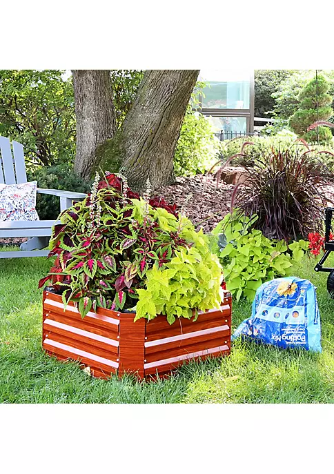 Hot Sale ๐ Galvanized Steel Square Raised Garden Bed - 24 in - Woodgrain by Sunnydaze Decor ๐คฉ 8 Hot Sale ๐ Galvanized Steel Square Raised Garden Bed - 24 in - Woodgrain by Sunnydaze Decor ๐คฉ - Image 6