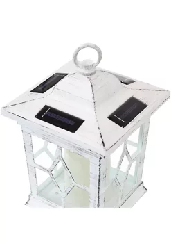 Discount 🔔 Sunnydaze Lucien Outdoor Solar LED Candle Lantern - Set of 4 - White - 9-Inch by Sunnydaze Decor 😀 -Sunnydaze Decor Shop Belk 947