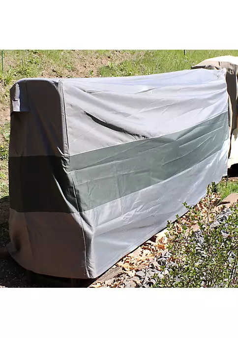 Coupon 👍 Sunnydaze Log Rack Cover - Gray with Green Stripe - 5-Foot by Sunnydaze Decor 😀 8 Coupon 👍 Sunnydaze Log Rack Cover - Gray with Green Stripe - 5-Foot by Sunnydaze Decor 😀 - Image 6