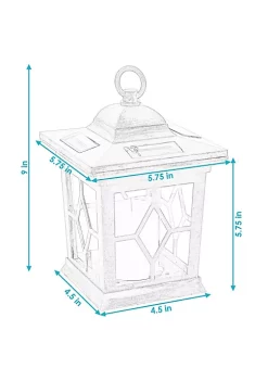 Discount 🔔 Sunnydaze Lucien Outdoor Solar LED Candle Lantern - Set of 4 - White - 9-Inch by Sunnydaze Decor 😀 -Sunnydaze Decor Shop Belk 949