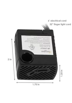 Budget ๐ 70 GPH 24V Electric Water Fountain Pump with Finger Light by Sunnydaze Decor ๐ 12 Budget ๐ 70 GPH 24V Electric Water Fountain Pump with Finger Light by Sunnydaze Decor ๐ -Sunnydaze Decor Shop Belk 9499