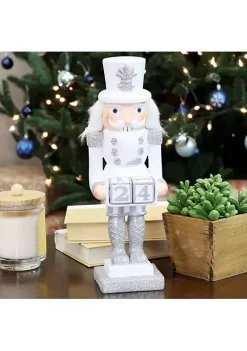 Buy 💯 Tabletop ❄ Christmas Countdown Indoor Nutcracker Statue - 13.75 in by Sunnydaze Decor 🎁