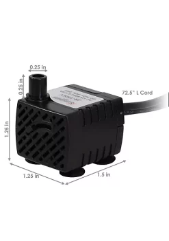 Top 10 👍 40 GPH 12V Electric Fountain Pump with 6 White Lights by Sunnydaze Decor ⌛ -Sunnydaze Decor Shop Belk 9528