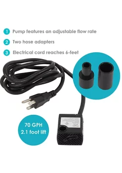 Best deal ๐ 70 GPH 120V Submersible Water Fountain Pump by Sunnydaze Decor ๐ 11 Best deal ๐ 70 GPH 120V Submersible Water Fountain Pump by Sunnydaze Decor ๐ -Sunnydaze Decor Shop Belk 9570