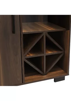 Budget ⭐ Lavina Wine Cabinet with Glass and Bottle Storage Shelves by Sunnydaze Decor 😀 -Sunnydaze Decor Shop Belk 9690