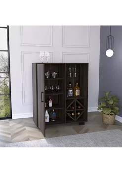 Budget ⭐ Lavina Wine Cabinet with Glass and Bottle Storage Shelves by Sunnydaze Decor 😀 -Sunnydaze Decor Shop Belk 9692