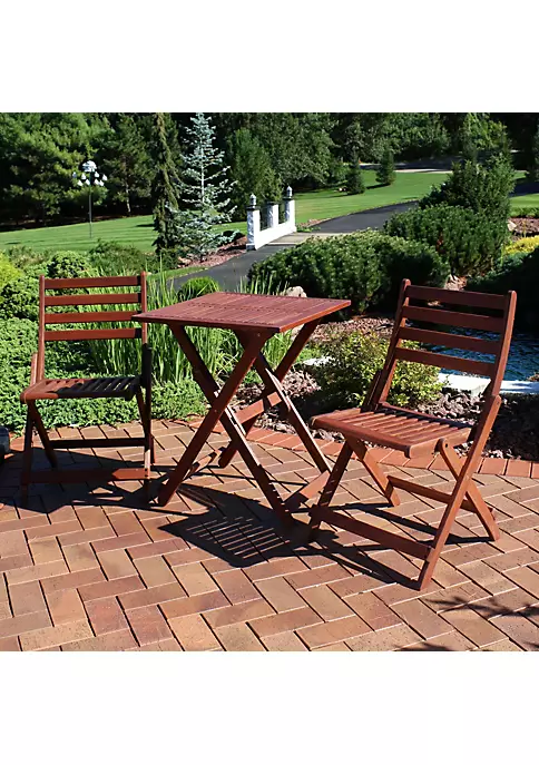 Buy ๐คฉ Meranti Wood 3-Piece Folding Square Bistro Table and Chairs Set by Sunnydaze Decor ๐ฅ 3 Buy ๐คฉ Meranti Wood 3-Piece Folding Square Bistro Table and Chairs Set by Sunnydaze Decor ๐ฅ