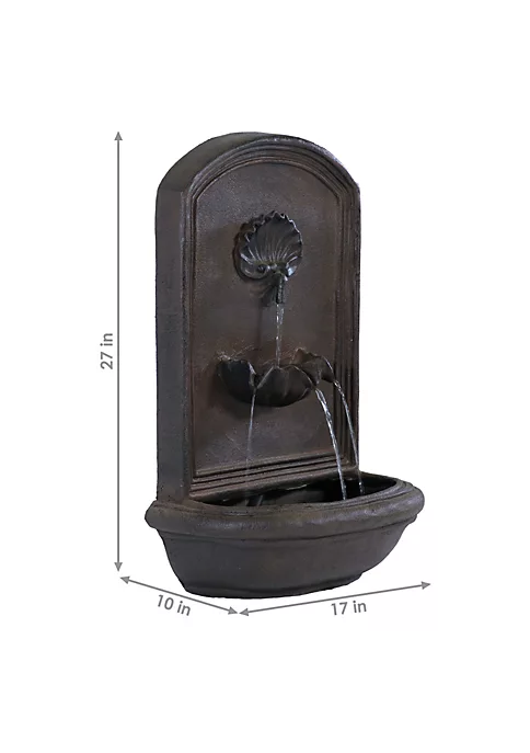Promo ๐ฅ Seaside Polystone Outdoor Solar Wall Fountain - Iron by Sunnydaze Decor ๐ 6 Promo ๐ฅ Seaside Polystone Outdoor Solar Wall Fountain - Iron by Sunnydaze Decor ๐ - Image 4
