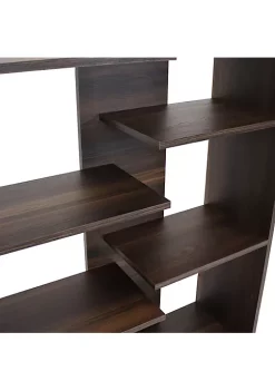 Buy ๐ Rosalee 9-Tier Open Bookshelf with Staggered Shelves Coffee Brown by Sunnydaze Decor ๐ 9 Buy ๐ Rosalee 9-Tier Open Bookshelf with Staggered Shelves Coffee Brown by Sunnydaze Decor ๐ -Sunnydaze Decor Shop Belk 9809