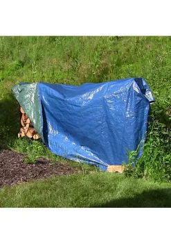 Buy ⭐ Multi-Purpose Tarp - Blue/Green - 16 ft x 20 ft - Set of 5 by Sunnydaze Decor 🔔 -Sunnydaze Decor Shop Belk 9833