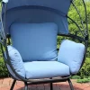 Best reviews of 😉 Outdoor Modern Luxury Basket Chair Replacement Cushion Set - Blue by Sunnydaze Decor 🥰 -Sunnydaze Decor Shop Belk 9880