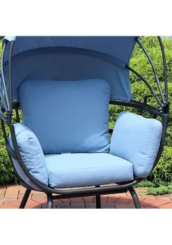 Best reviews of 😉 Outdoor Modern Luxury Basket Chair Replacement Cushion Set - Blue by Sunnydaze Decor 🥰 -Sunnydaze Decor Shop Belk 9885