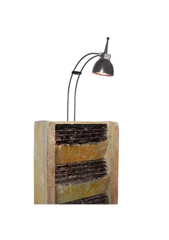 New 💯 Sunnydaze Tranquility Slate Tiered Tabletop Water Fountain & LED Spotlight - 24-Inch by Sunnydaze Decor 🎉 -Sunnydaze Decor Shop Belk 9995